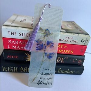 Every Chapter Is A New Adventure Handmade Bookmark